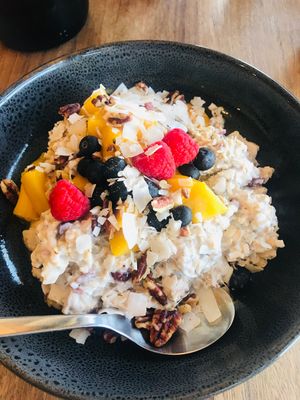 Coconut muesli at St Coco Cafe in Springwood