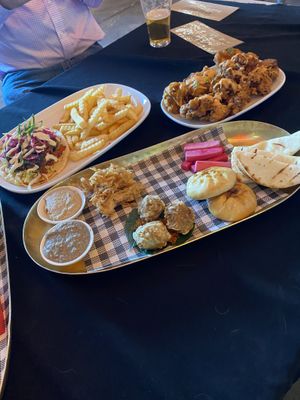 Tasting plate  at Yulli's Brews in Alexandria