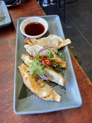 Potstickers   at Yulli's Brews in Alexandria