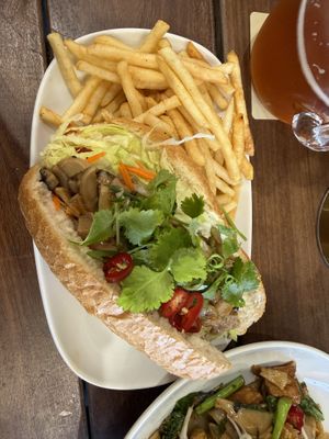 Mushroom Bahn Mi   at Yulli's Brews in Alexandria