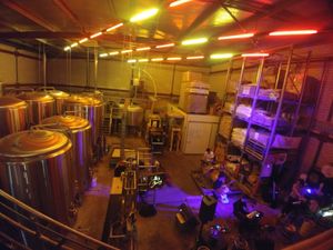 View from 2nd floor seating at Yulli's Brews in Alexandria