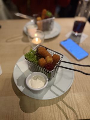 Vegan croquettes   at Gilden im Zims in Cologne