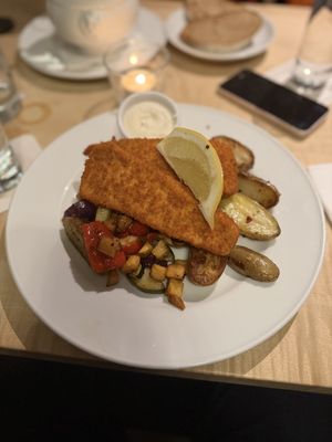Baked plant based filet   at Gilden im Zims in Cologne