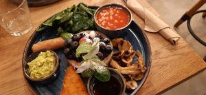 Vegan American pancakes at Charlie's Cafe in North London