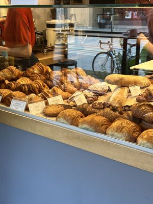 Selection of pastries! Beware, they are not all vegan so ask for the vegan ones.   at Croissant Croissant in Montreal