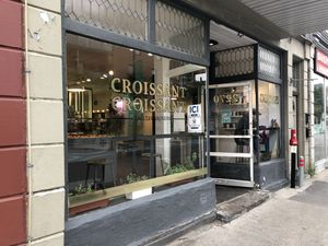 Outside  at Croissant Croissant in Montreal