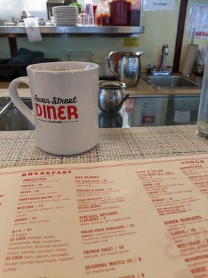 Menu at Swan Street Diner in Buffalo