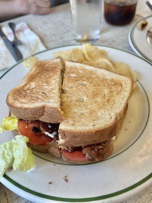 Tempeh BLT was great!   at Swan Street Diner in Buffalo