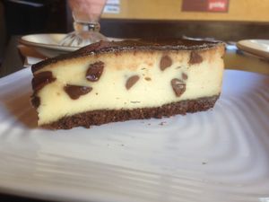 chocolate cheesecake  at The Vegan House in Hollywood