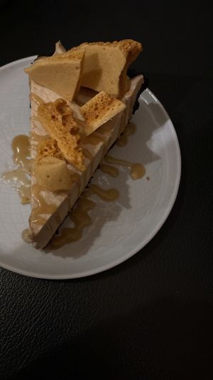 Peanut pie with mindblowing honeycomb at Renegade Kitchen & Craft Bar in Kelowna