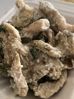 Oyster Mushrooms! at Renegade Kitchen & Craft Bar in Kelowna