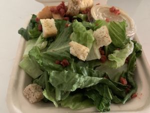 Caesar Salad w/ faux bacon bits  at Renegade Kitchen & Craft Bar in Kelowna