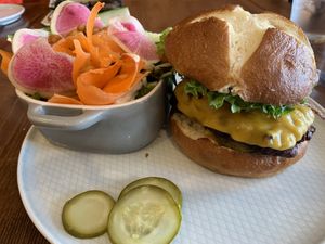 Burger at Renegade Kitchen & Craft Bar in Kelowna