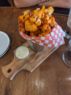 Buffalo cauliflower at Renegade Kitchen & Craft Bar in Kelowna