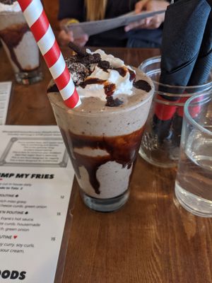 Oreo milkshake at Renegade Kitchen & Craft Bar in Kelowna