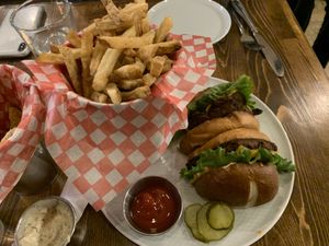 Renegade burger  at Renegade Kitchen & Craft Bar in Kelowna