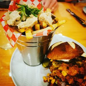 Burger at Renegade Kitchen & Craft Bar in Kelowna