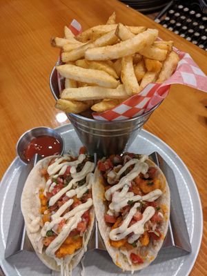 Buffalo tacos at Renegade Kitchen & Craft Bar in Kelowna