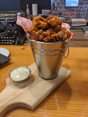 Schezuan cauliflowet at Renegade Kitchen & Craft Bar in Kelowna