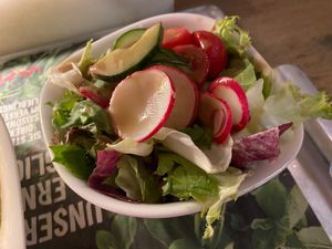 Insalata mini with balsamic dressing at Vapiano in Linz