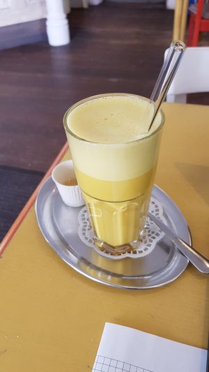 Golden milk at Cafe Animo in Ulm