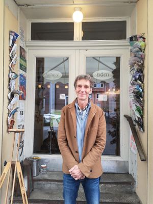 Jan the owner at Cafe Animo in Ulm