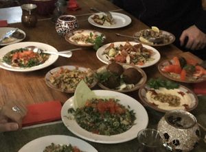 Different starters to share  at Ayam Zaman in Linz
