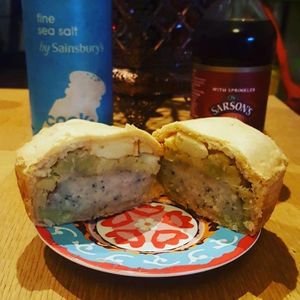 Chippy pie at Scrummy Crumb in Hull