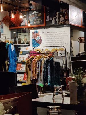 Sustainable, recycled clothings #Veganuary at Roadhouse Cafe & Nom Yum Delivery in New Delhi