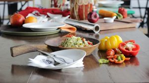 Roadhouse Cafe Vegan Cous Cous Salad at Roadhouse Cafe & Nom Yum Delivery in New Delhi