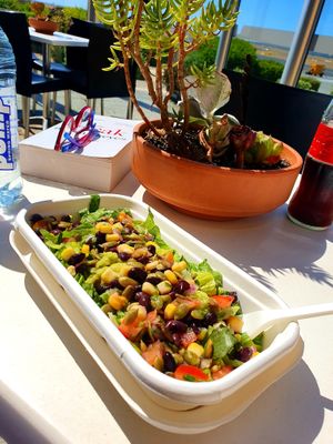 Big salad at Zambrero in Port Lincoln