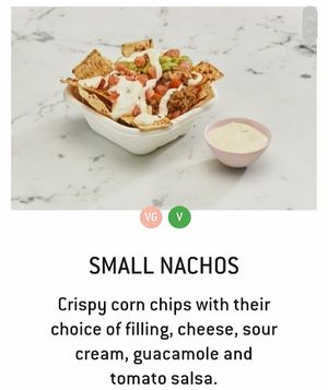 Small Nachos at Zambrero in Bendigo