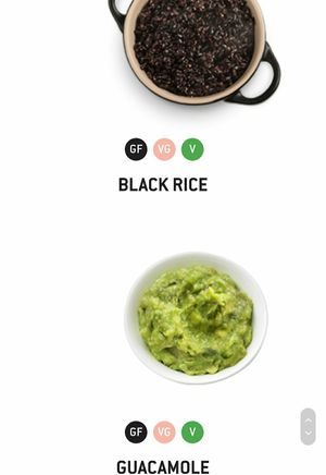 Guacamole vegan at Zambrero in Bendigo