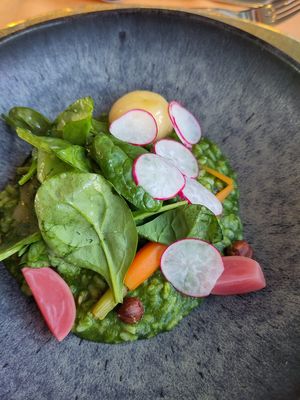 Starter salad   at Strandhotel am Weissensee in Weissensee