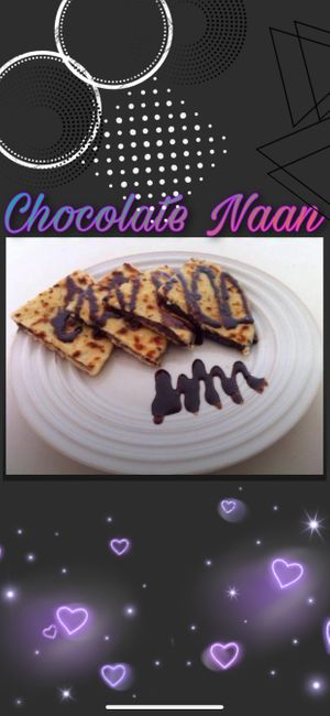 Chocolate Naan  #Veganuary at Milan's Restaurant in Moshi