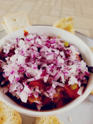 Pav bhaji   at Milan's Restaurant in Moshi