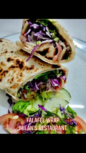   at Milan's Restaurant in Moshi