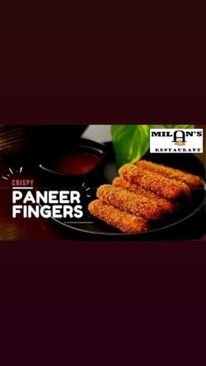 Paneer fingers   at Milan's Restaurant in Moshi