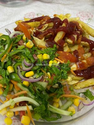   at Milan's Restaurant in Moshi