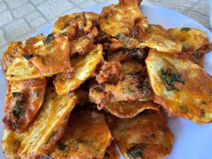 Masala Potato bajia   at Milan's Restaurant in Moshi