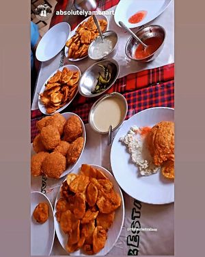   at Milan's Restaurant in Moshi