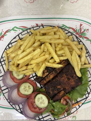   at Milan's Restaurant in Moshi