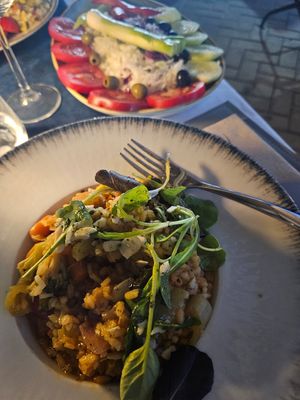 Risotto at Cafe Del Mare in Kotor