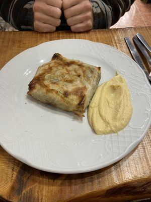 Another pastel with spinach  at Papas Elvira in Granada