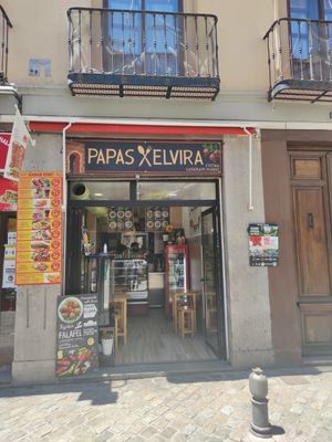 Outside at Papas Elvira in Granada