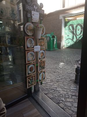 Parte de la carta #Veganuary at Papas Elvira in Granada