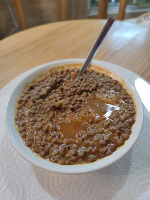 Lentils Soup at Papas Elvira in Granada