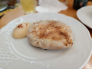 Pastela de calabaza at Papas Elvira in Granada