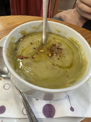 Baysara con puerro  at Papas Elvira in Granada