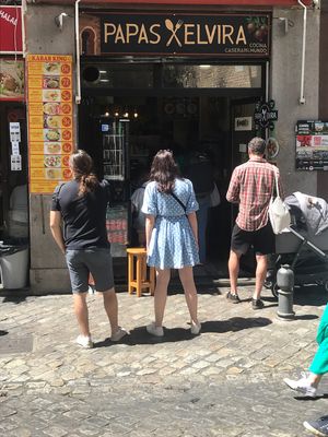 Outside    at Papas Elvira in Granada